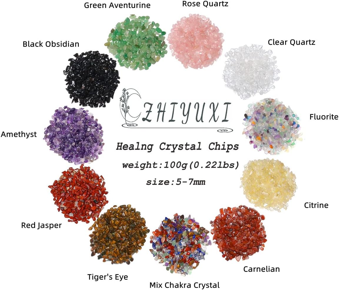  1 Lb Amethyst Crystal Chips Bulk Fish Tank